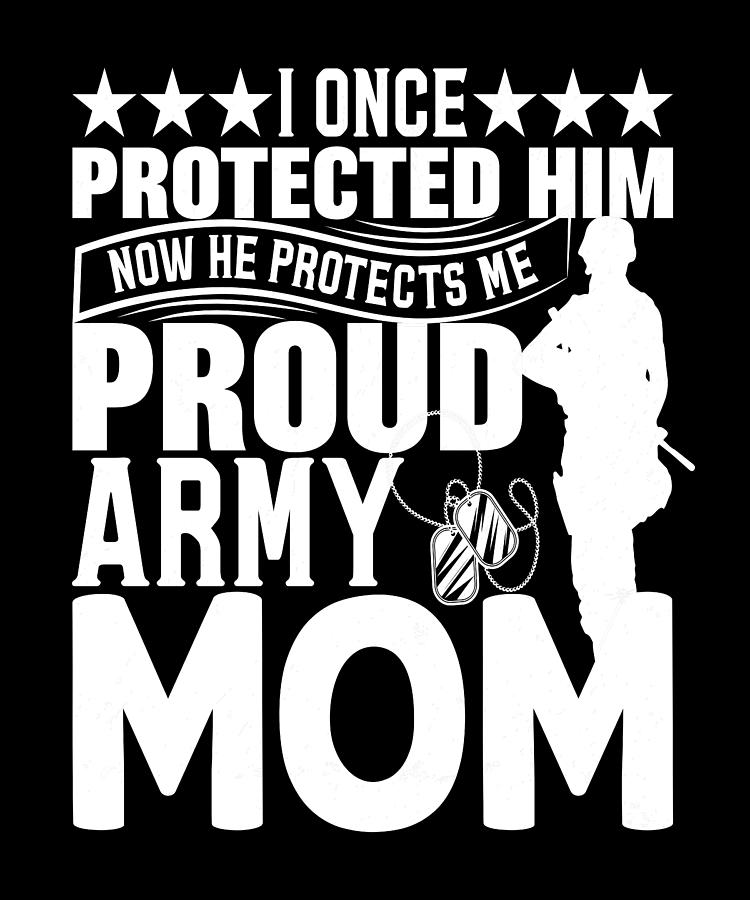 Proud Army Mom Digital Art By Steven Zimmer Fine Art America