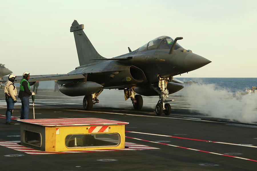 Rafale on aircraft carrier Photograph by Joris Van Boven - Fine Art America