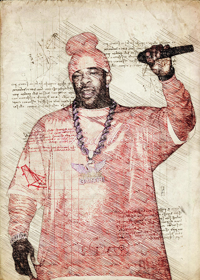 rapper-rapper-singer-busta-rhymes-digital-art-by-najarro-quinn