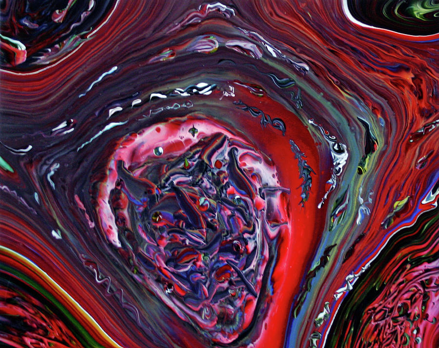 Interstellar Painting - Re-Birth RH2 by Diane Goble