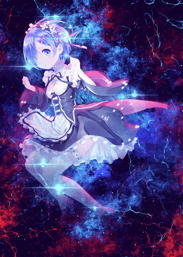 Re Zero Digital Art By Yoyo Di