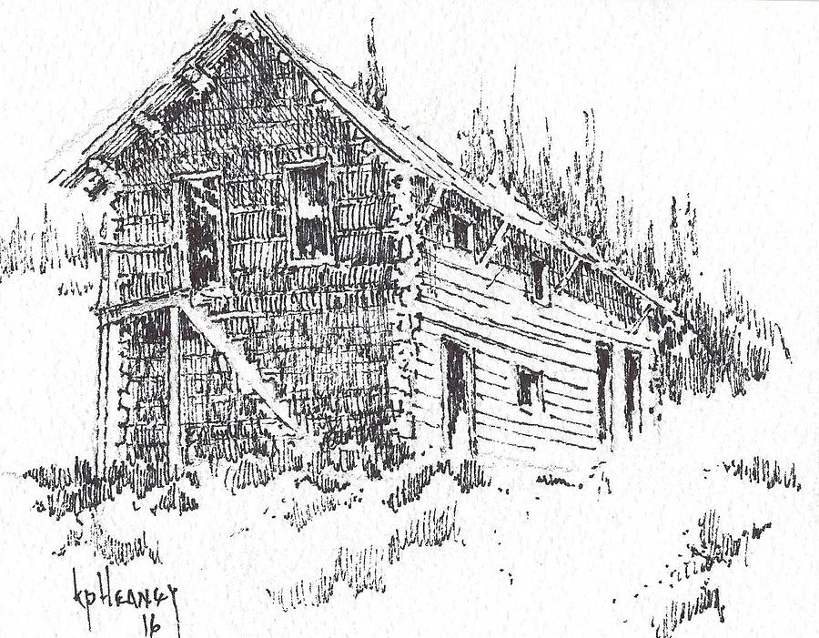 Red Lion Ghost Town #4 Drawing by Kevin Heaney - Fine Art America