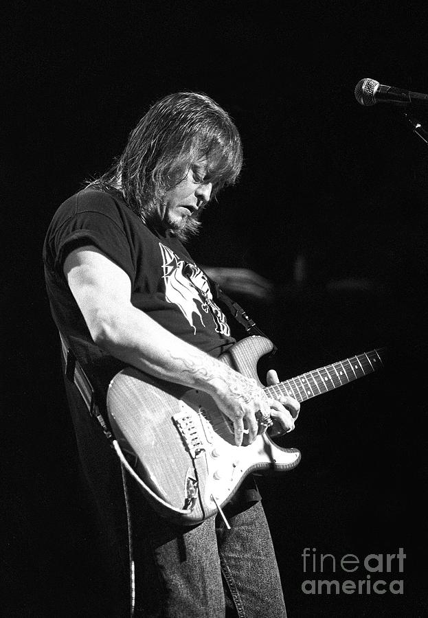 Guitar Still Life Photograph - Rick Derringer #4 by Concert Photos