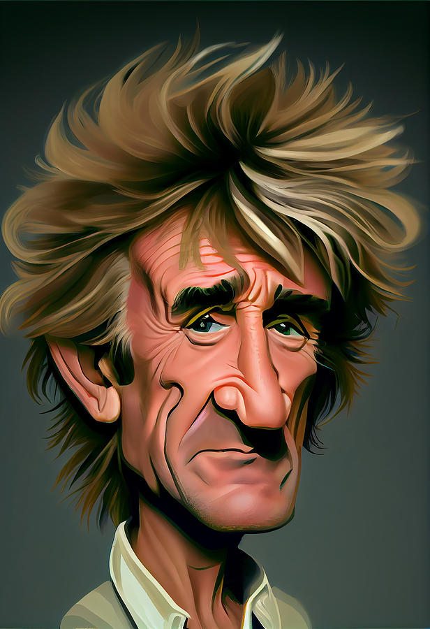 Rod Stewart Caricature Mixed Media by Stephen Smith Galleries - Fine ...