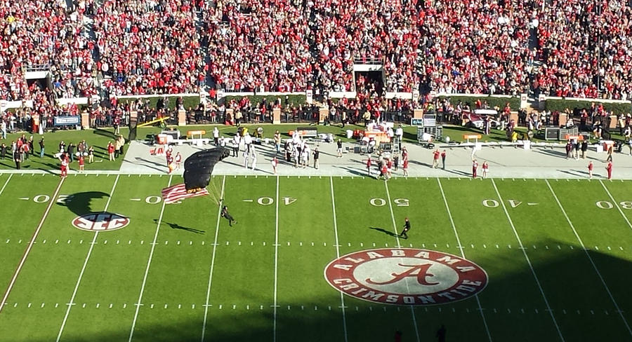 Roll Tide Spell Out at Bryant-Denny Stadium #4 Photograph by Kenny Glover