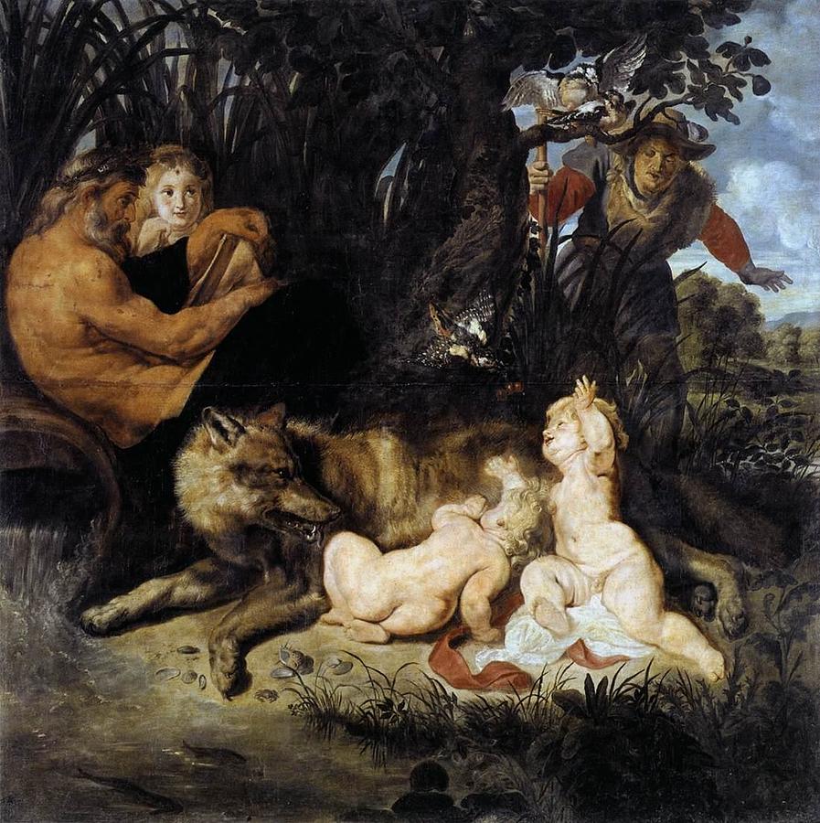 Romulus and Remus #4 Painting by Peter Paul Rubens