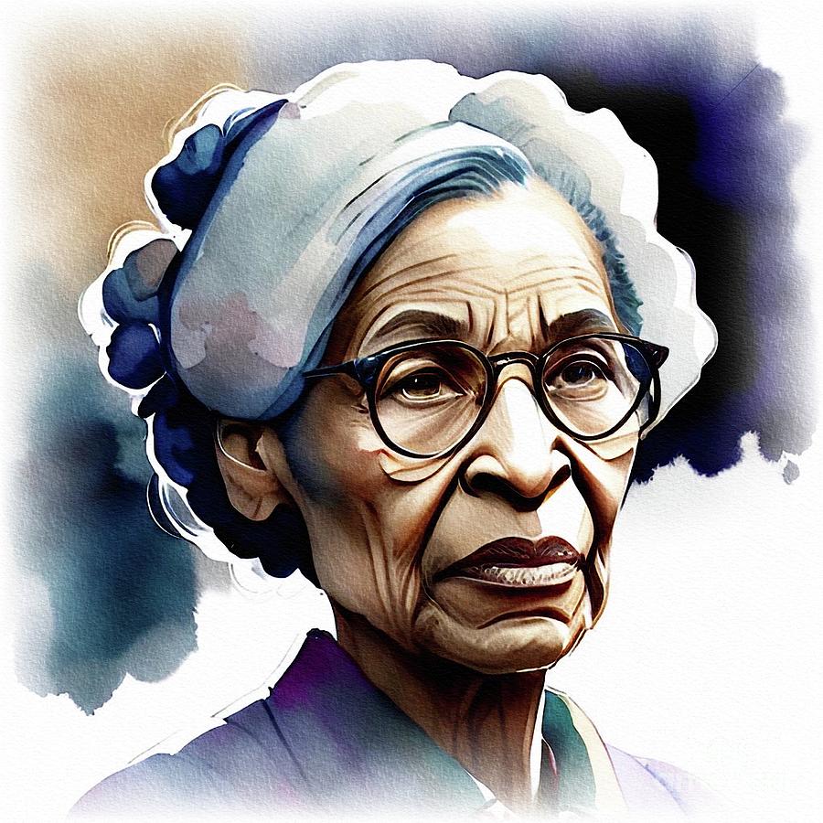 Rosa Parks, Civil Rights Painting by John Springfield - Fine Art America