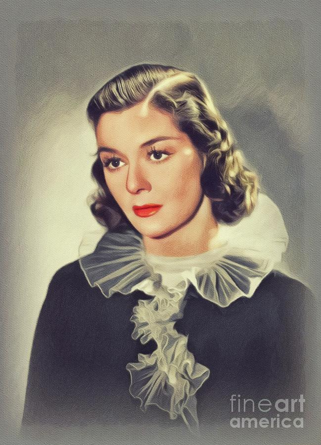 Rosalind Russell, Vintage Actress #4 Painting by Esoterica Art Agency