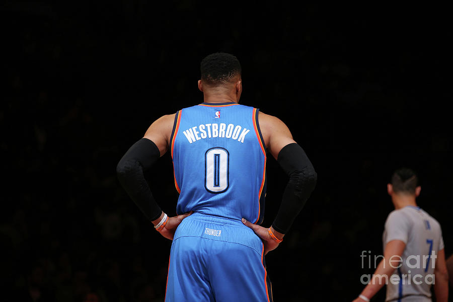 Russell Westbrook #4 Photograph by Nathaniel S. Butler