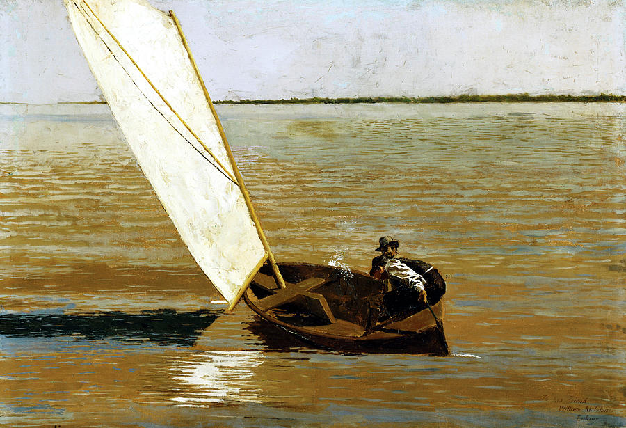 Thomas Eakins Painting - Sailing #4 by Jon Baran