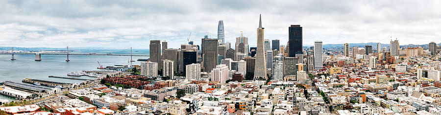 San Francisco Skyline #4 Photograph by Ferrantraite