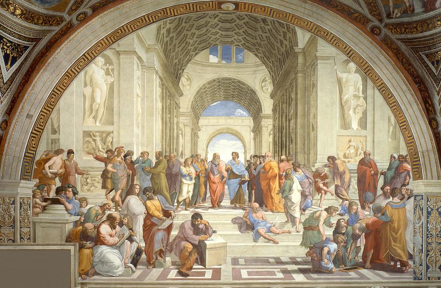 Raphael Painting -  School of Athens #2 by Raphael