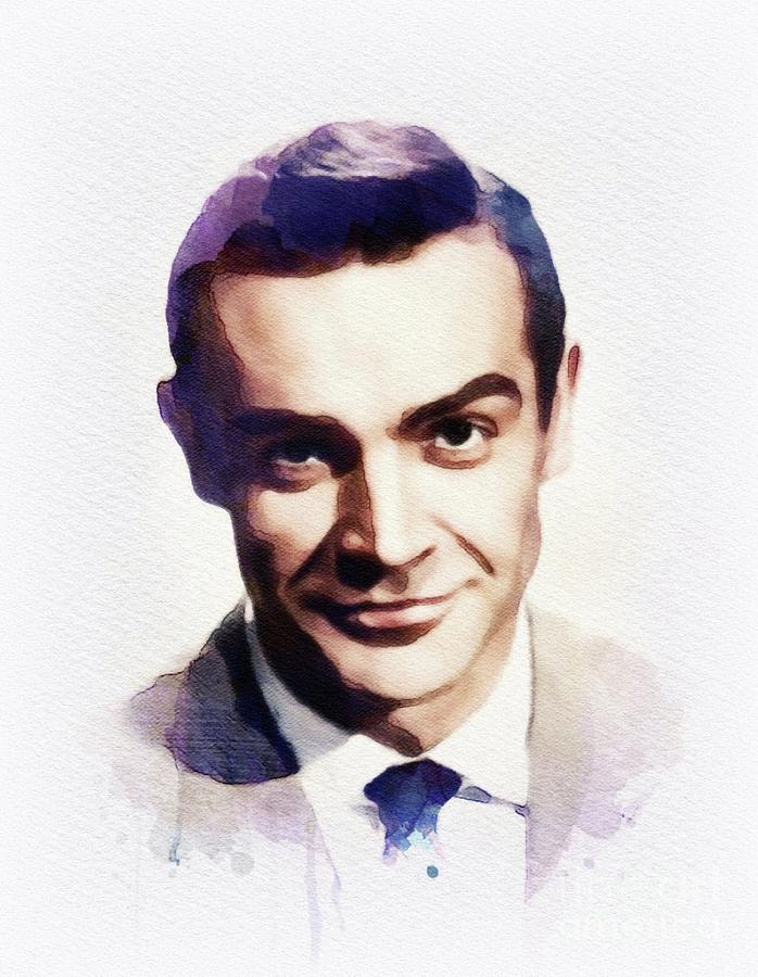 Sean Connery, Actor Painting by John Springfield - Pixels