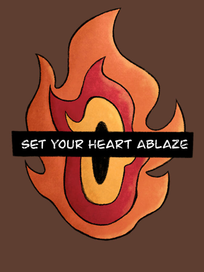 Anime Digital Art - Set Your Heart Ablaze #4 by Rory Calder