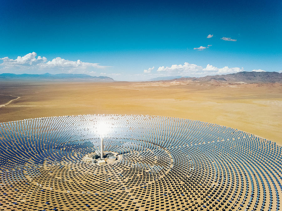Solar Thermal Power Station #4 Photograph by Ferrantraite