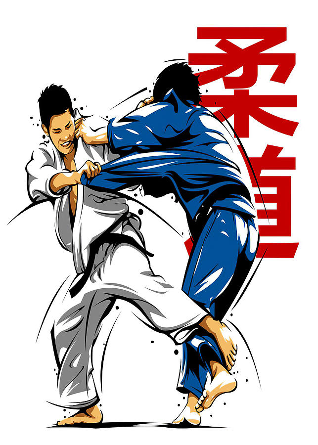 Sport Brazilian Judo Digital Art by Levenson Nixon