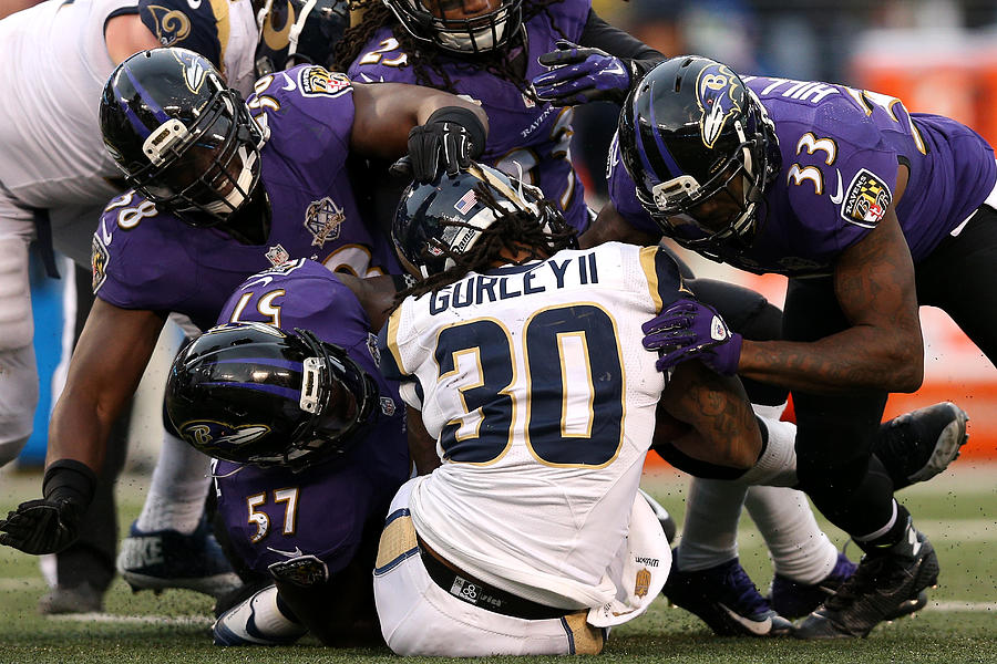 St Louis Rams v Baltimore Ravens #4 Photograph by Patrick Smith