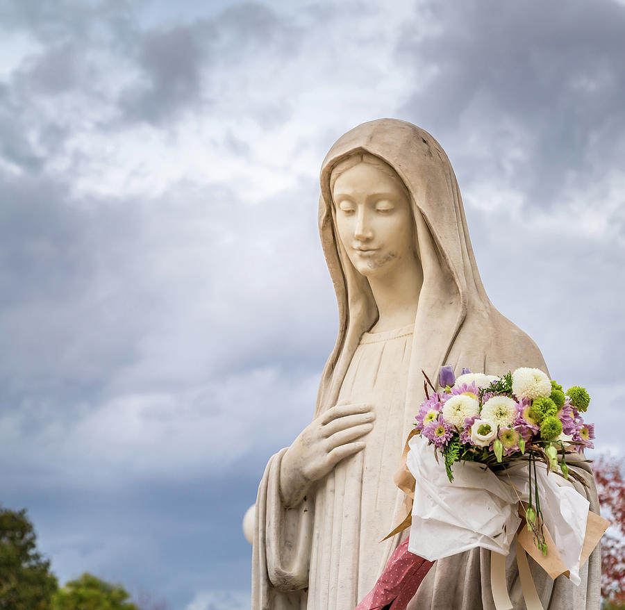 statue of The Blessed Virgin Mary Photograph by Vivida Photo PC ...