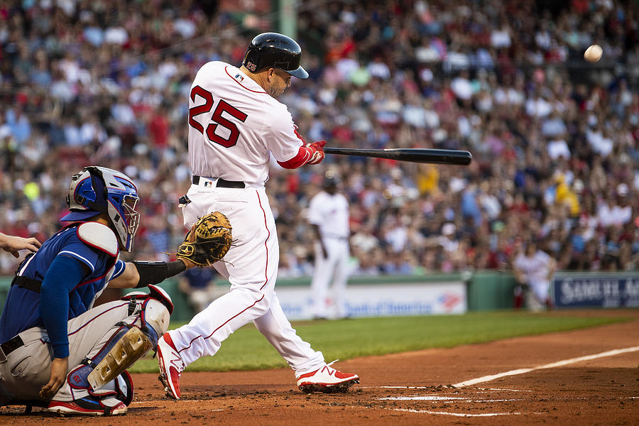 Steve Pearce #4 Photograph by Billie Weiss/Boston Red Sox