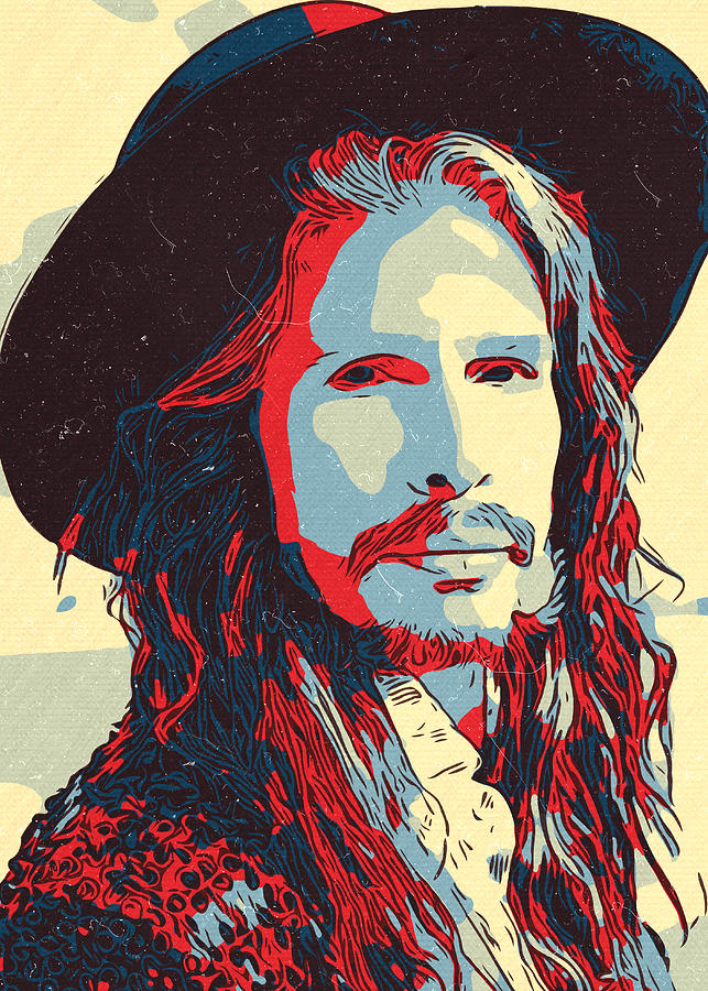 Steven Tyler Painting - Steven Tyler Artwork by New Art Steven Tyler Painting - Steven Tyler Artwork by New Art