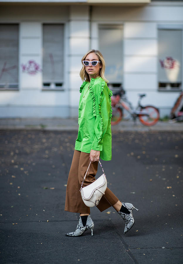 Street Style - Berlin - August 2, 2018 #4 Photograph by Christian Vierig