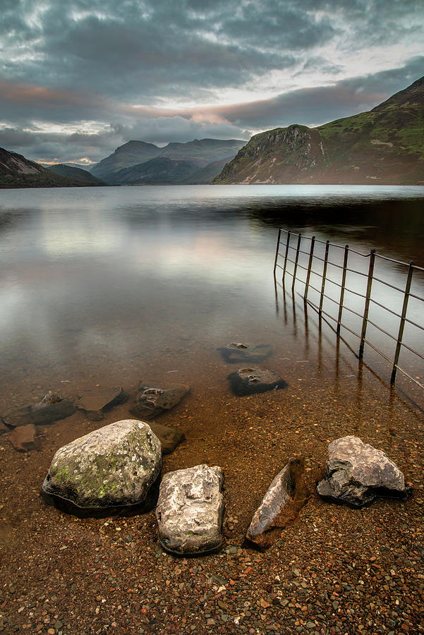 Stunning Landscape Image Looking Across Ennerdale Water In The E Photograph