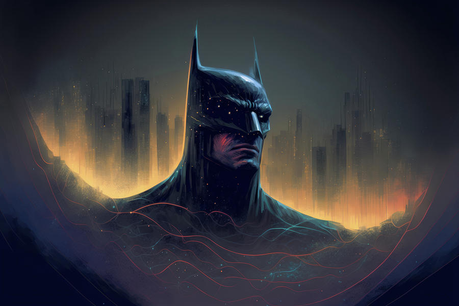 Stunning Psychedelic Batman Creative Concept Art Photograph By Matthew 