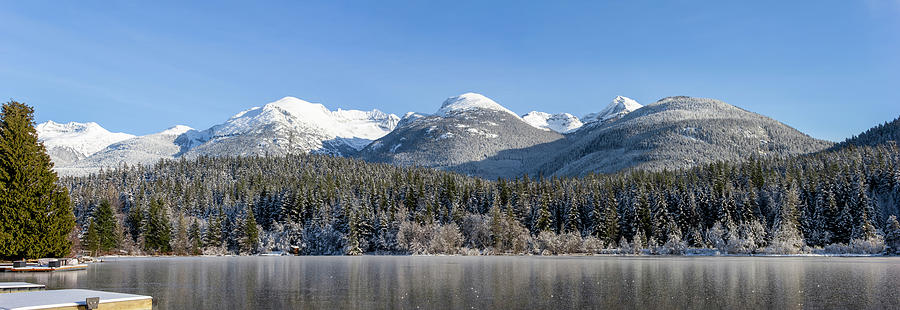 Stunning Winter Landscape Panorama. Photograph