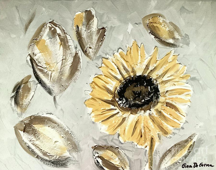 Sunflower #4 Digital Art by Gina De Gorna