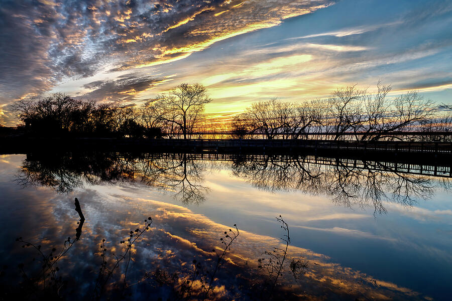 Lake Reflections - 11870 Photograph by Wall Art Of Texas Lake Reflections - 11870 Photograph by Wall Art Of Texas