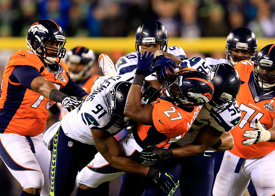Super Bowl XLVIII - Seattle Seahawks v Denver Broncos #4 Photograph by Rob Carr