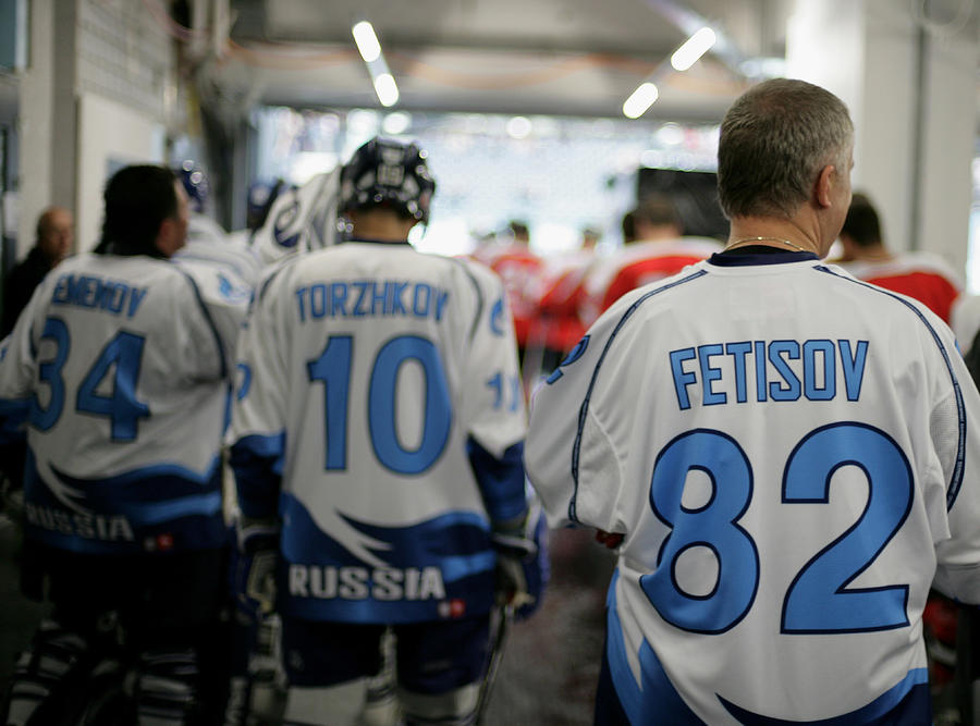 Switzerland v Russia - Victoria Cup Legends Match #4 Photograph by Vladimir Rys