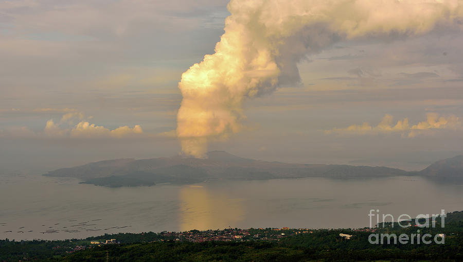 Taal Volcano Photograph
