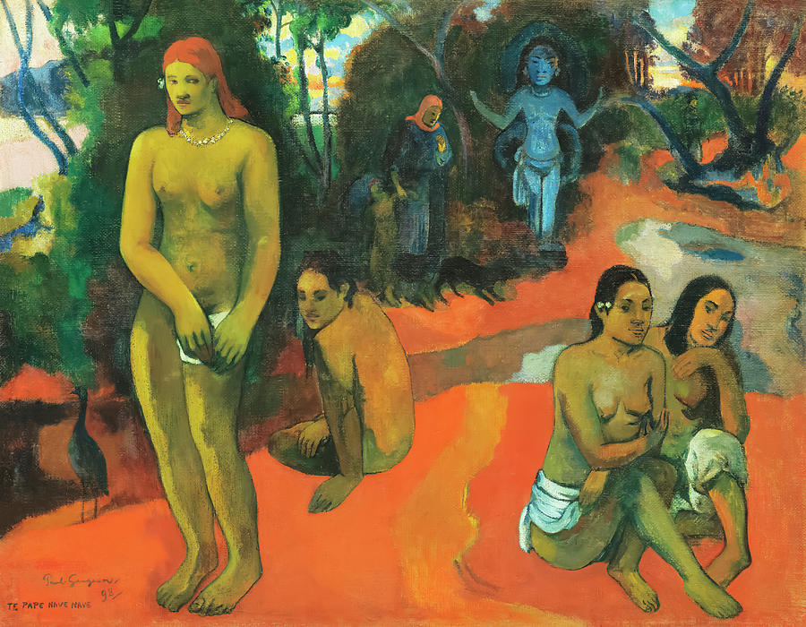 Te Pape Nave Nave By Paul Gauguin Painting