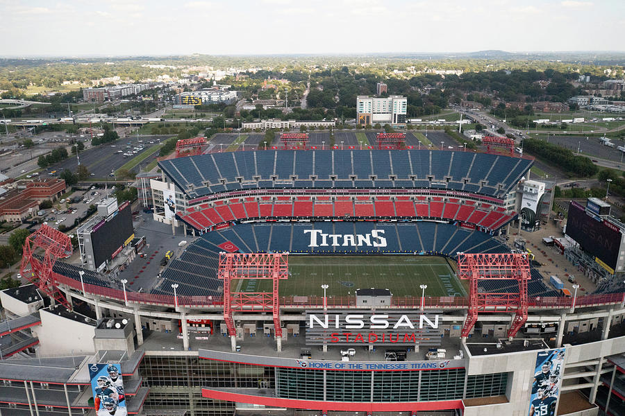 Tennesse Titans Nissan Stadium in Nashville Tennessee #4 Photograph by Eldon McGraw