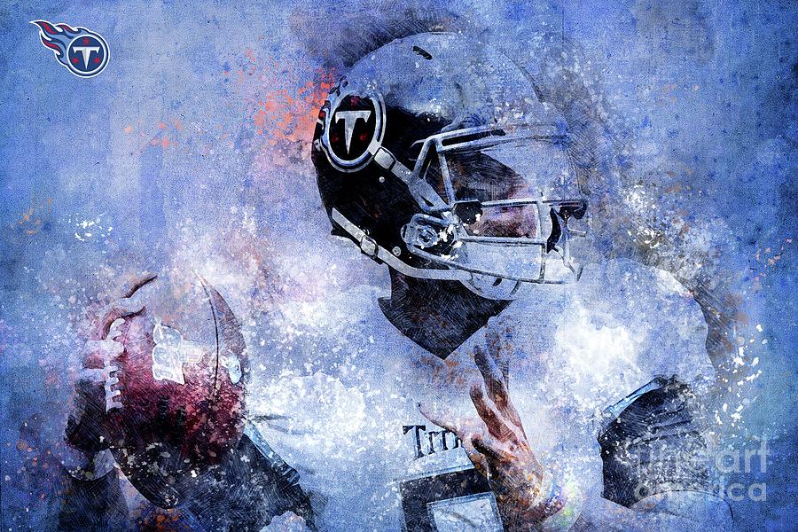 Tennessee Titans NFL American Football Team, Tennessee Titans Player,Sports  Posters for Sports Fans Drawing by Drawspots Illustrations - Fine Art  America