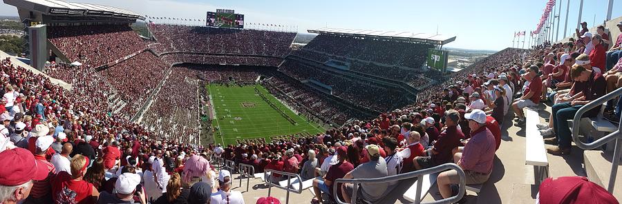Texas A M Stadium Panorama #4 Photograph by Kenny Glover