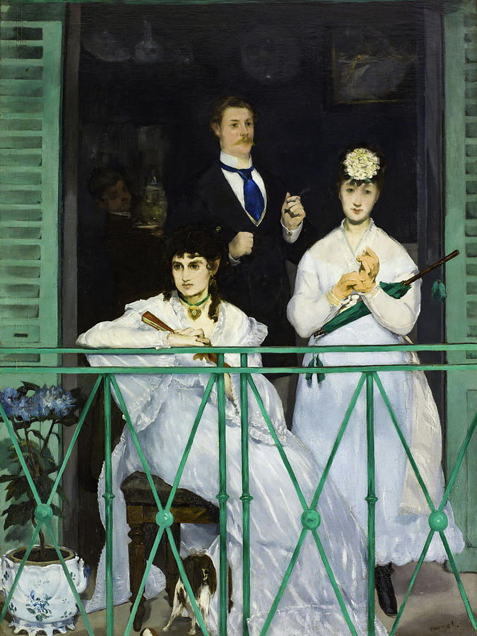 Edouard Manet Painting - The Balcony #4 by Edouard Manet