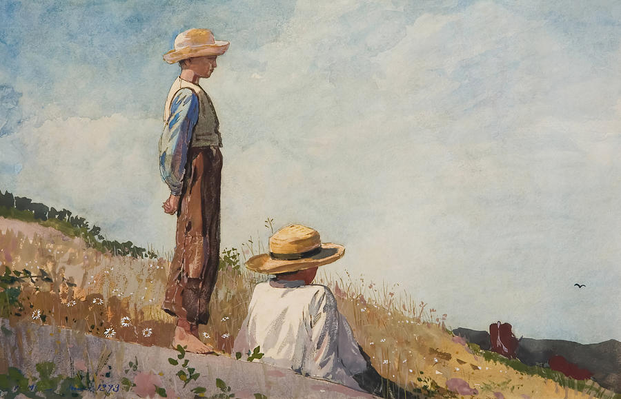 The Blue Boy By Winslow Homer Painting