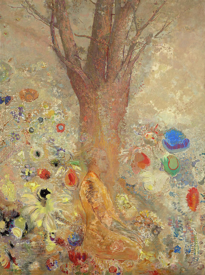 The Buddha 1904 Painting by Odilon Redon - Fine Art America