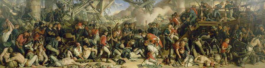 Death Painting - The Death of Nelson #1 by Daniel Maclise