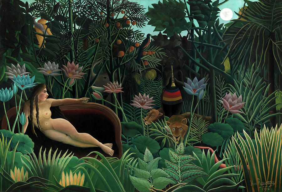 Henri Rousseau Painting - The Dream #4 by Henri Rousseau