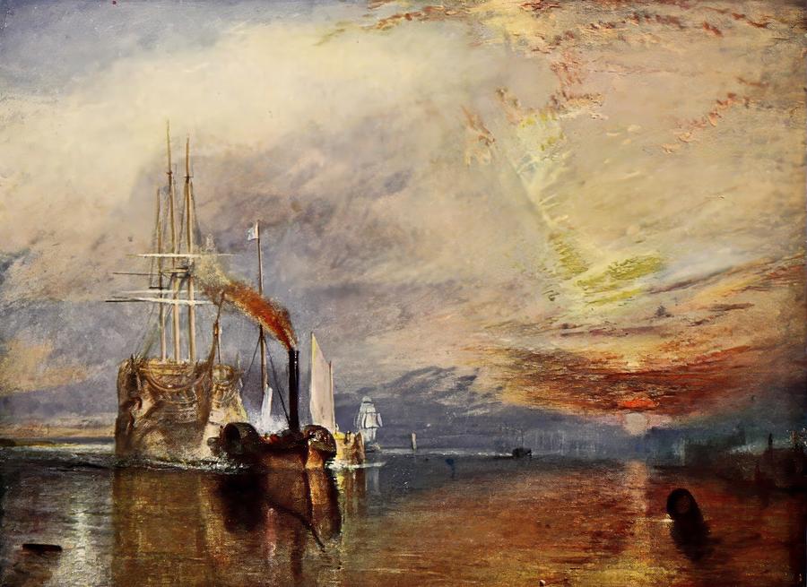 Impressionism Painting - The Fighting Temeraire #4 by Joseph Mallord William Turner