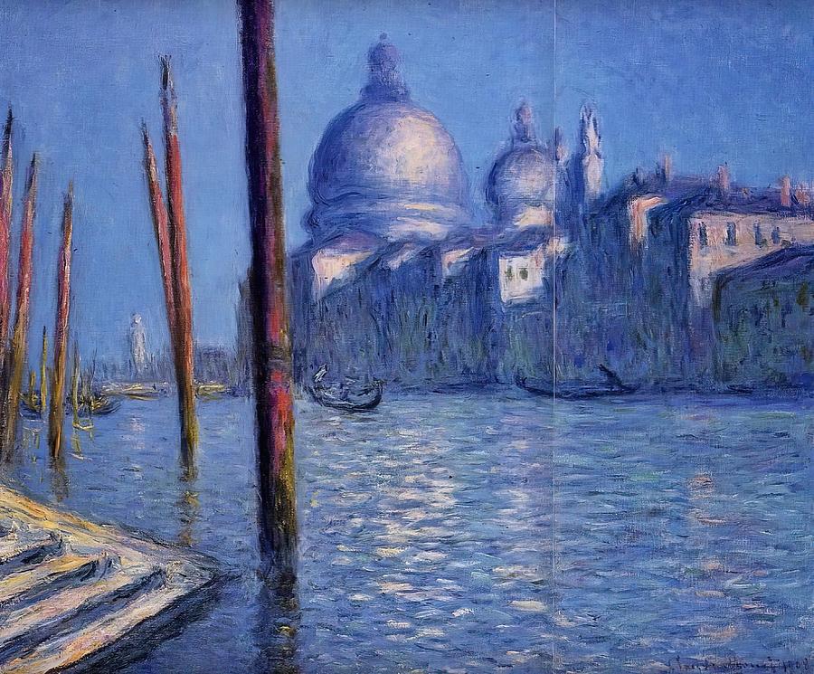 Claude Monet Painting - The Grand Canal #4 by Claude Monet