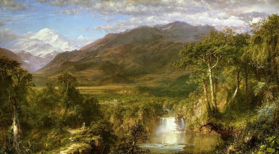 Frederic Edwin Church Painting - The Heart of the Andes #4 by Frederic Edwin Church