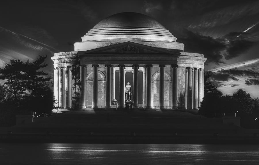 The Jefferson Memorial at Dusk #4 Photograph by Mountain Dreams