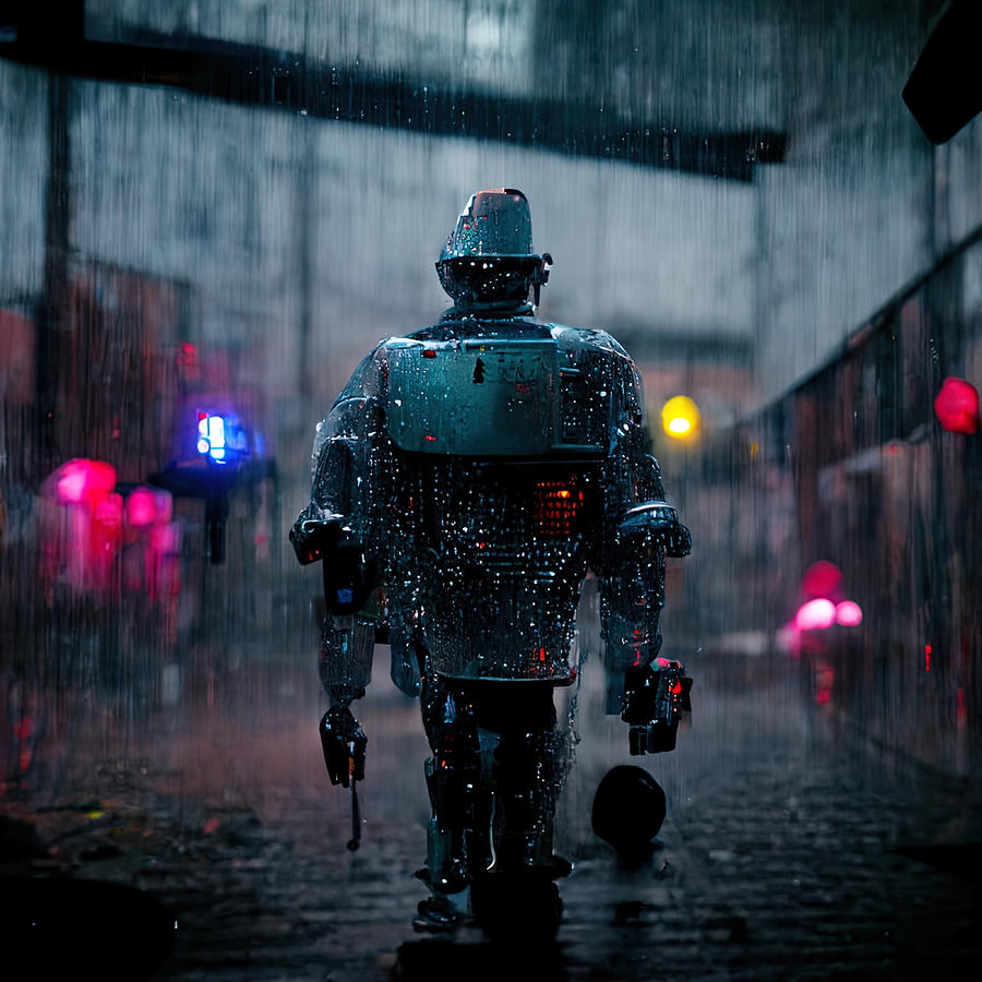 The Lonely Robot Digital Art by Billy Hoffman | Fine Art America