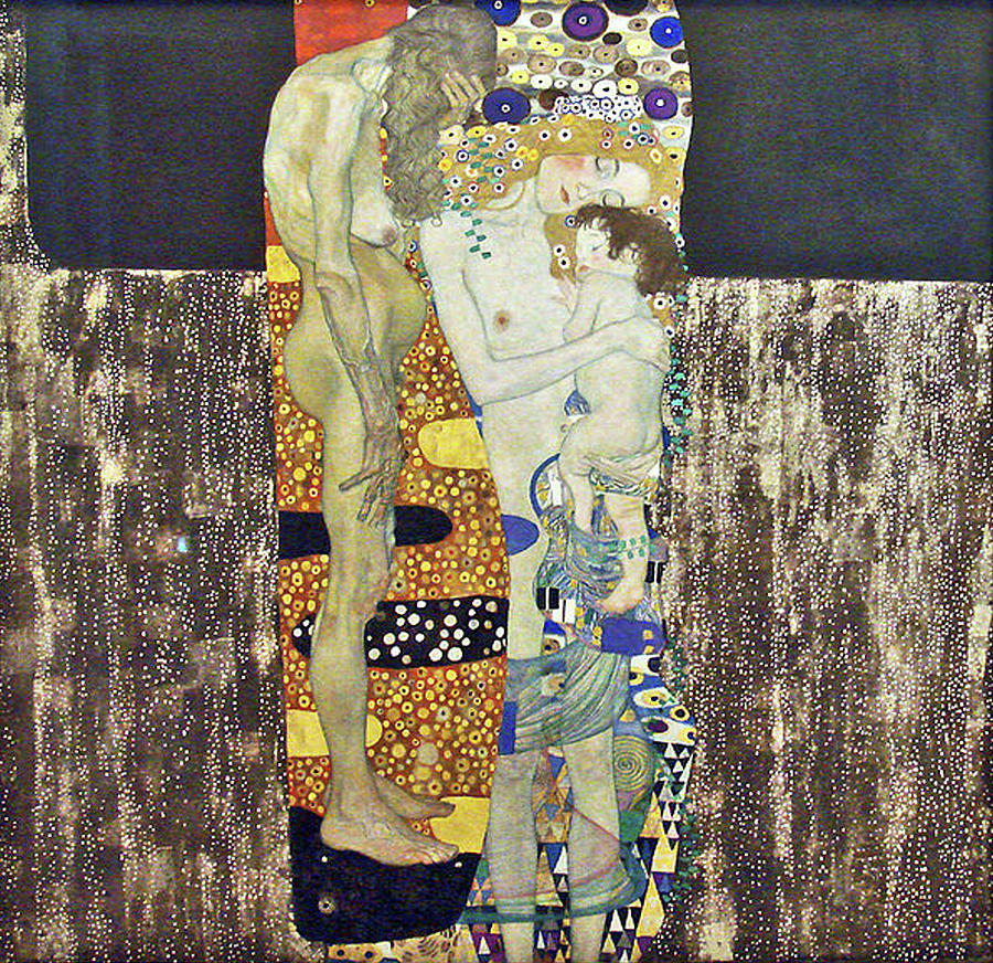 Gustav Klimt Painting - The three ages of woman #4 by Gustav Klimt