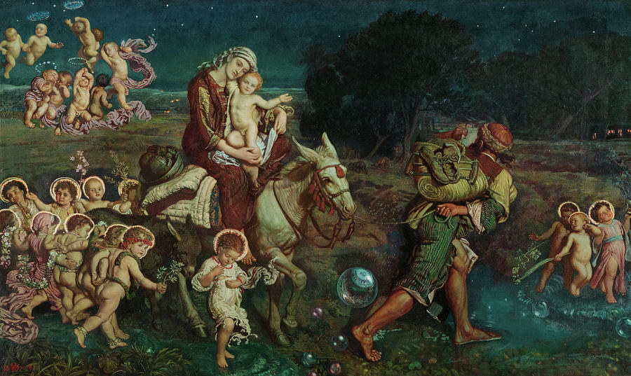 Jesus Christ Painting - The Triumph of the Innocents #4 by William Holman Hunt