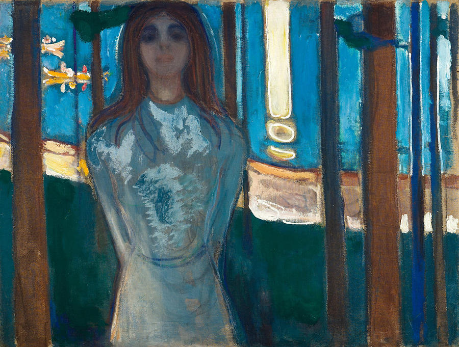 Edvard Munch Painting - The Voice  Summer Night  #4 by Edvard Munch